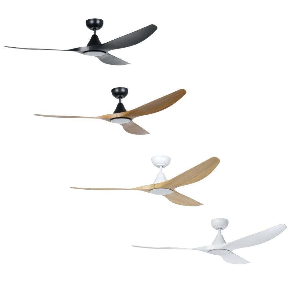 Eglo SURF 60 - 1520mm DC Ceiling Fan with LED Light-Eglo-Ozlighting.com.au