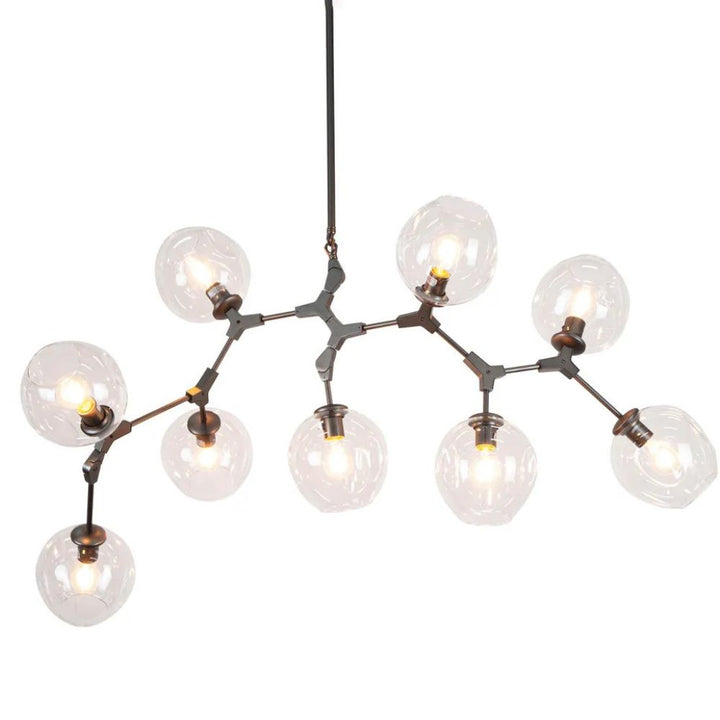 Emac & Lawton REPLICA LINDSEY ADELMAN - GUNMETAL GREY - 25W Bubble Pendant-Emac & Lawton-Ozlighting.com.au