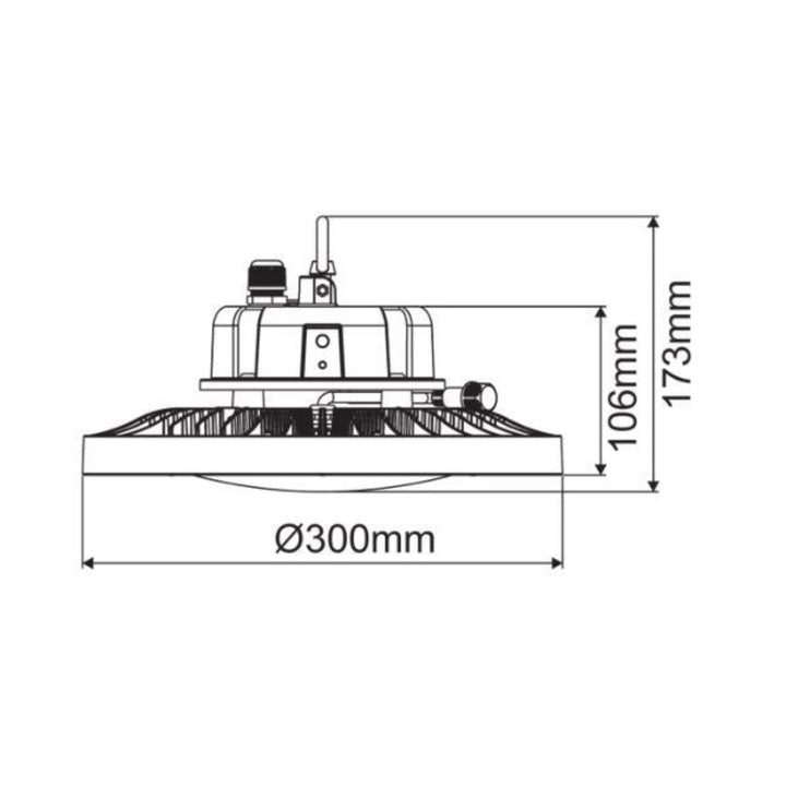 Energetic ARK - LED Highbay Light IK08 IP65-Energetic Lighting-Ozlighting.com.au