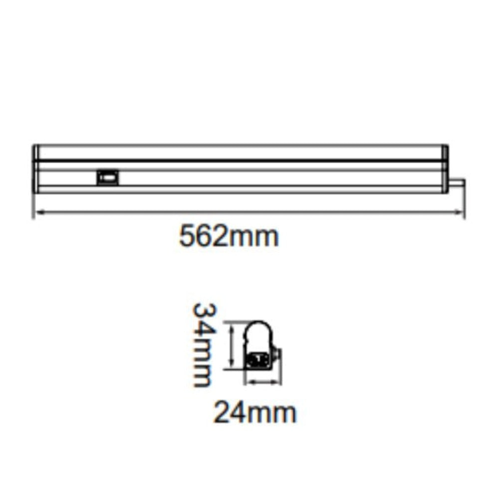 Energetic CLUB - LED Linkable Mini Batten Light IP40-Energetic Lighting-Ozlighting.com.au