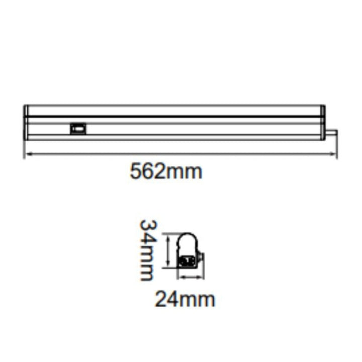 Energetic CLUB - LED Linkable Mini Batten Light IP40-Energetic Lighting-Ozlighting.com.au