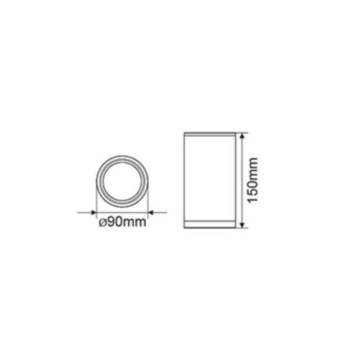 Energetic JENLITE - 10W LED Surface Mounted Downlight IP65-Energetic Lighting-Ozlighting.com.au