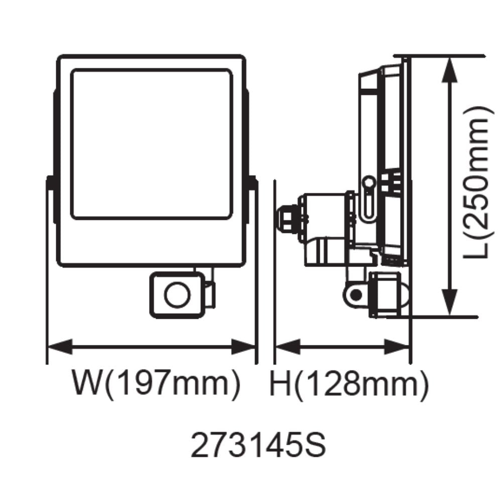 Energetic LITEW8 - 45W LED Surface Mount Residential Sensor Floodlight IP65-Energetic Lighting-Ozlighting.com.au