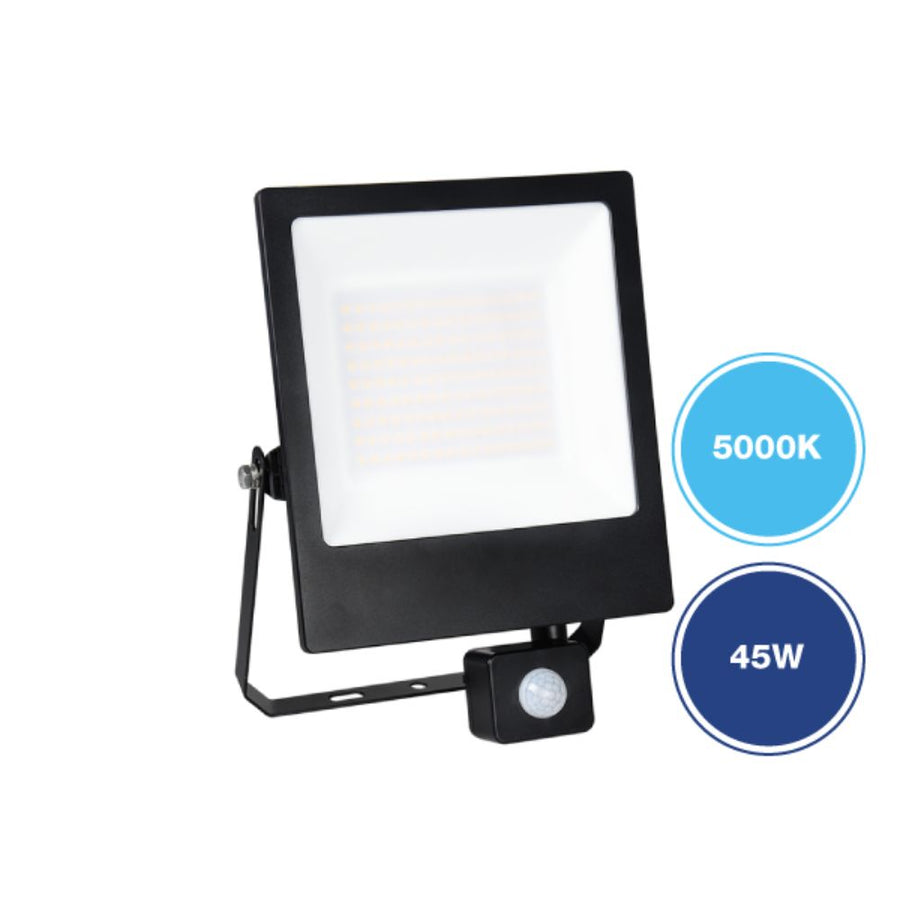 Energetic LITEW8 - 45W LED Surface Mount Residential Sensor Floodlight IP65-Energetic Lighting-Ozlighting.com.au