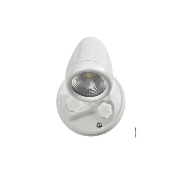 Energetic SECULITE V - 10W LED Colour-Switchable Adjustable Surface Mount Aluminium Outdoor Spotlight IP54-Energetic Lighting-Ozlighting.com.au