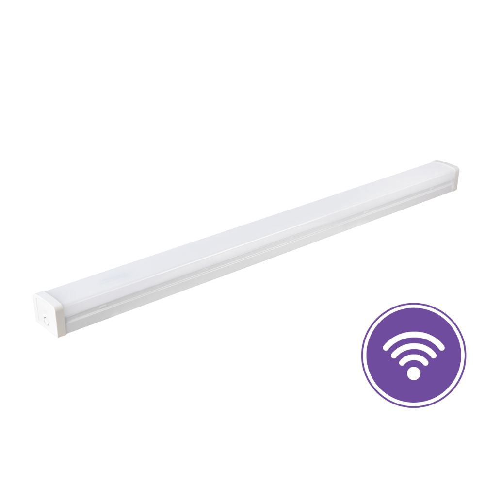 Energetic STELLAR V - LED Five Colour Selectable Multi-Watt Dimmable Sensor Batten Light IP20-Energetic Lighting-Ozlighting.com.au