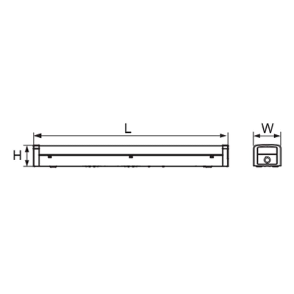 Energetic STELLAR WIDE - Wide-Body Multi-Watt LED Batten Light 4000K-Energetic Lighting-Ozlighting.com.au