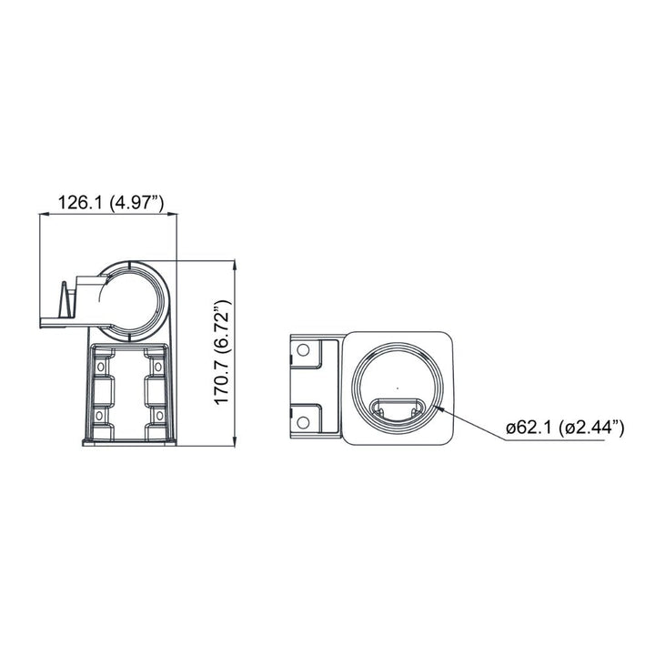 Energetic STORM - Adjustable Slip Fitter Area Light Accessory-Energetic Lighting-Ozlighting.com.au