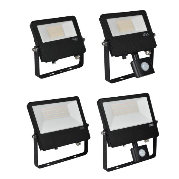 Energetic SUPVALITE V - 30W/50W LED Colour-Selectable Surface Mount Aluminium Floodlight IP65-Energetic Lighting-Ozlighting.com.au