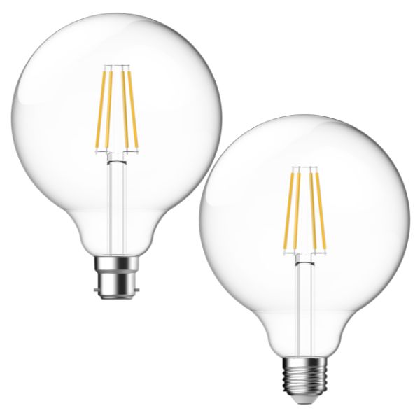 Energetic SUPVALUE - 8.6W G125 Dimmable Filament LED Globe - 2700K - B22/E27-Energetic Lighting-Ozlighting.com.au