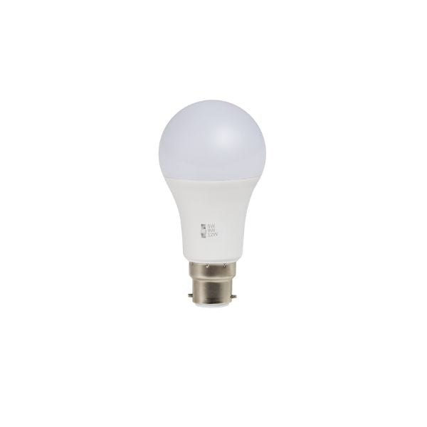 Energetic SUPVALUE PRO - A60 GLS Tri-Colour Dimmable LED Globe - B22/E27-Energetic Lighting-Ozlighting.com.au