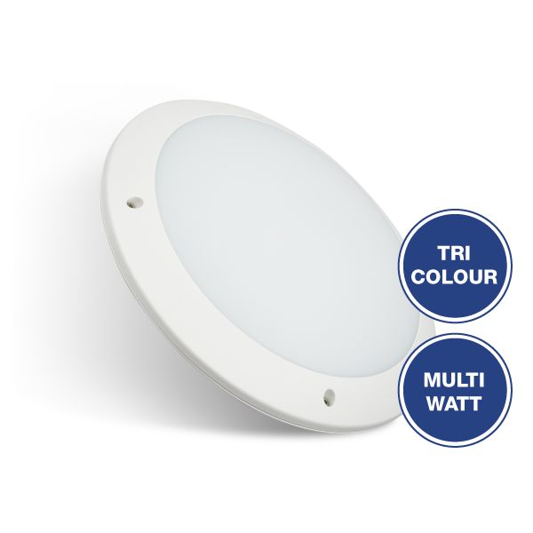 Energetic UNIT - 22W Tri-Colour Multi-Watt Exterior Bunker Light IP66-Energetic Lighting-Ozlighting.com.au