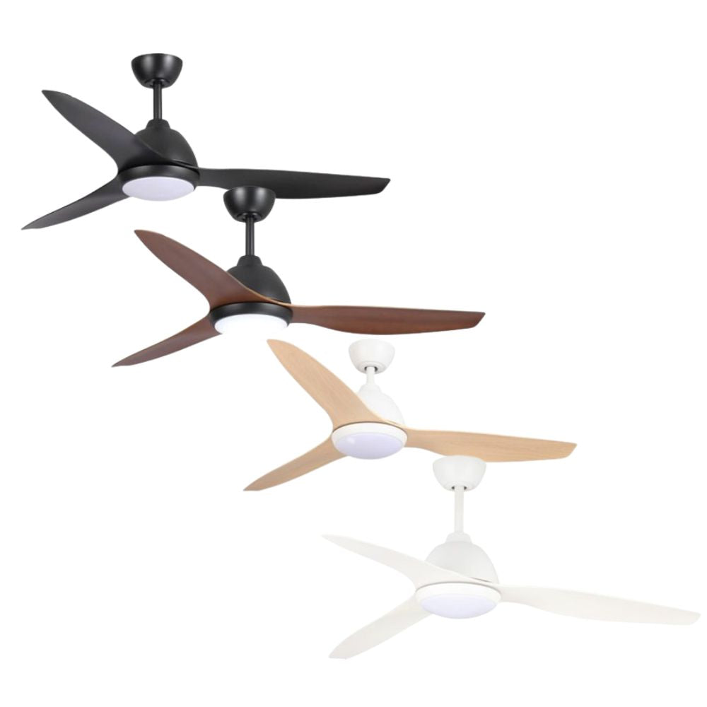 Fanco BREEZE - 3 Blade 52" 1320mm AC Ceiling Fan with LED Light-Fanco-Ozlighting.com.au