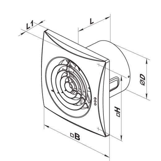 Fanco - Fanco Quiet 150mm 2 Speed Exhaust Fan-Fanco-Ozlighting.com.au