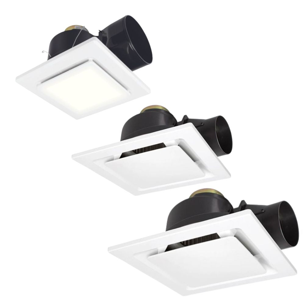 Fanco METRO - Square Ceiling Exhaust Fan-Fanco-Ozlighting.com.au