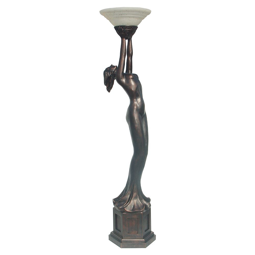 G&G Bros - 25W Art Deco Lady Large Uplight Floor Lamp-G&G Bros.-Ozlighting.com.au