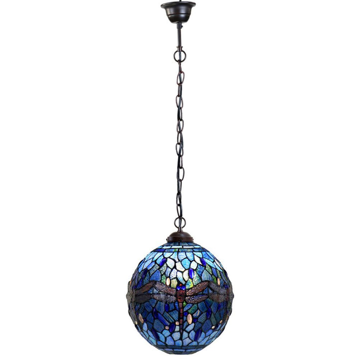 G&G Bros BLUE DRAGONFLY - 1 Light Round Pendant-G&G Bros.-Ozlighting.com.au