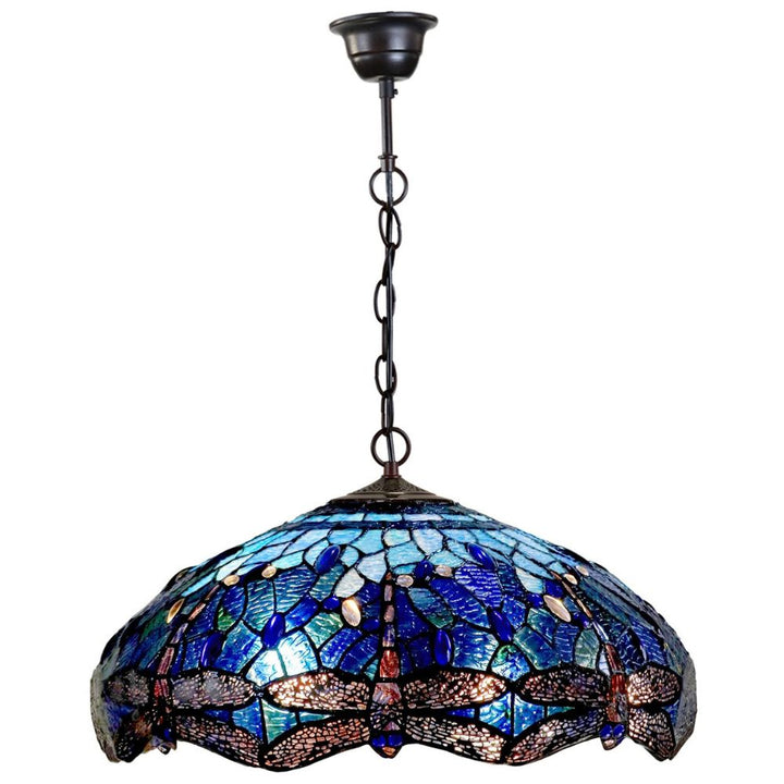 G&G Bros BLUE DRAGONFLY - 2 Light Pendant-G&G Bros.-Ozlighting.com.au