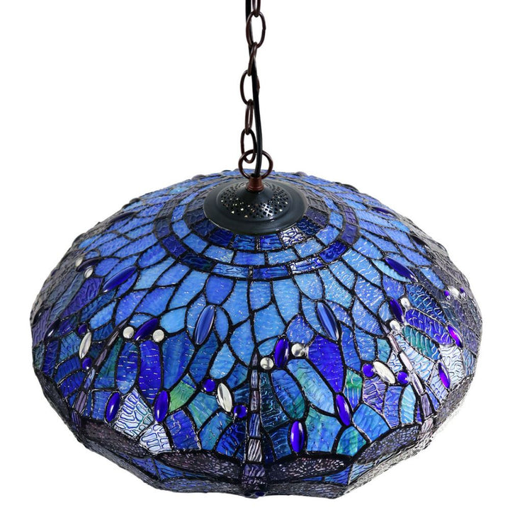 G&G Bros BLUE DRAGONFLY - 2 Light Pendant-G&G Bros.-Ozlighting.com.au