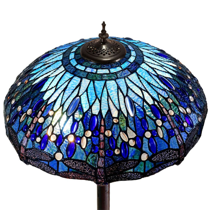 G&G Bros BLUE DRAGONFLY - 25W Floor Lamp-G&G Bros.-Ozlighting.com.au