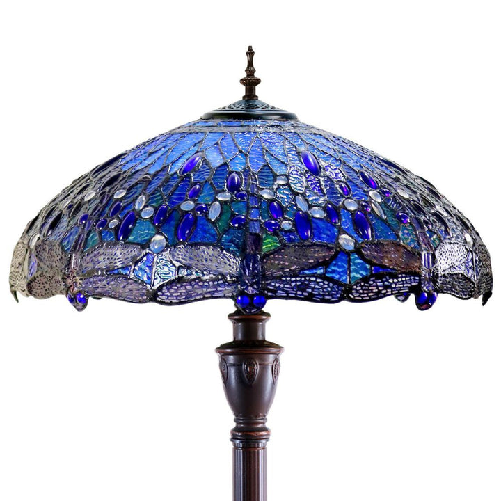 G&G Bros BLUE DRAGONFLY - 25W Floor Lamp-G&G Bros.-Ozlighting.com.au