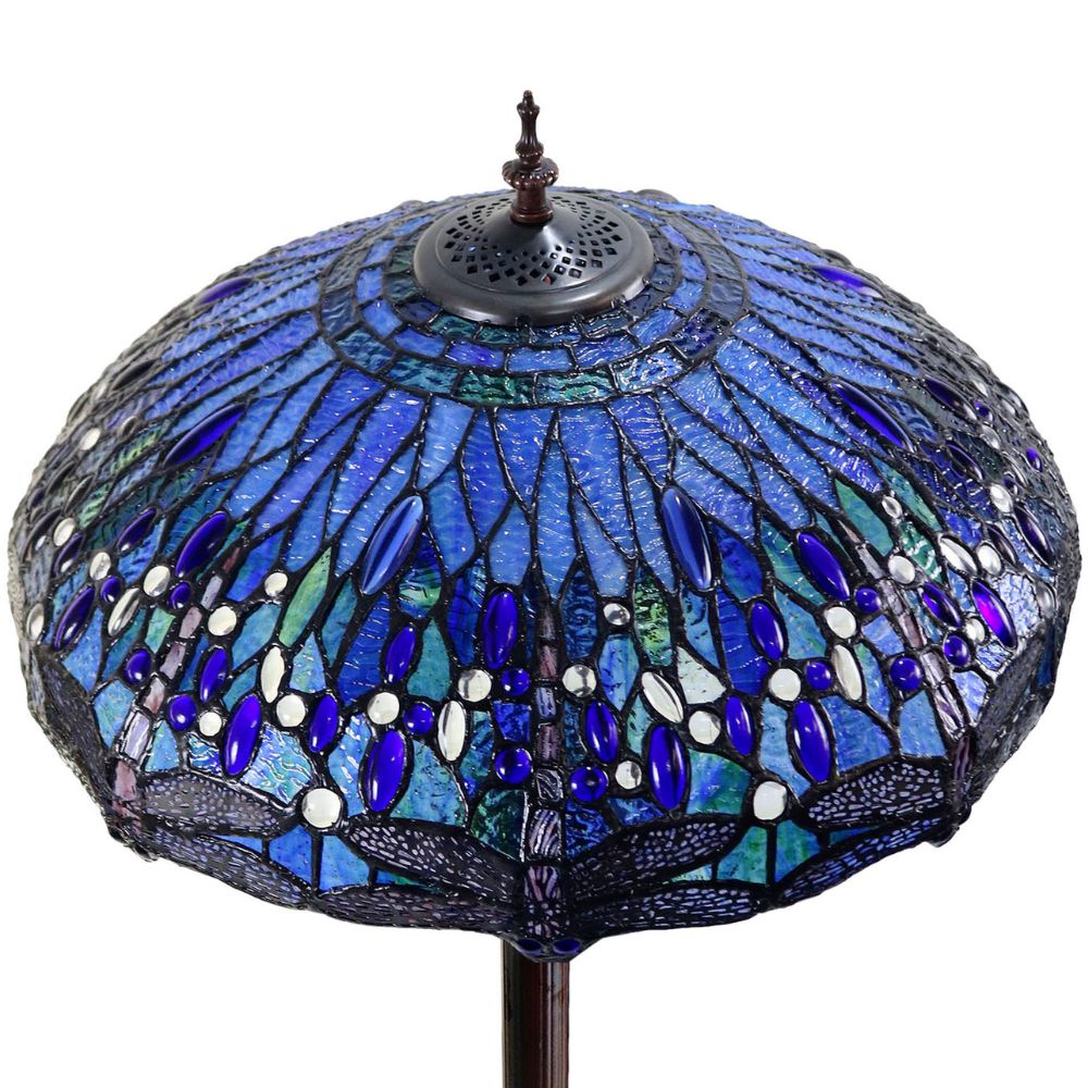 G&G Bros BLUE DRAGONFLY - 25W Floor Lamp-G&G Bros.-Ozlighting.com.au