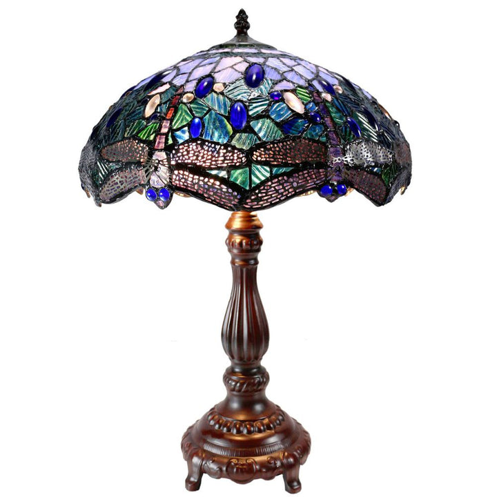 G&G Bros BLUE DRAGONFLY - Table Lamp-G&G Bros.-Ozlighting.com.au