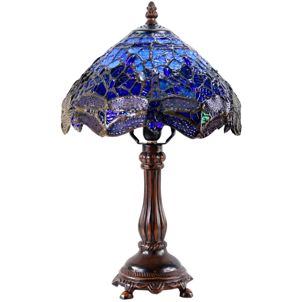 G&G Bros BLUE DRAGONFLY - Table Lamp-G&G Bros.-Ozlighting.com.au