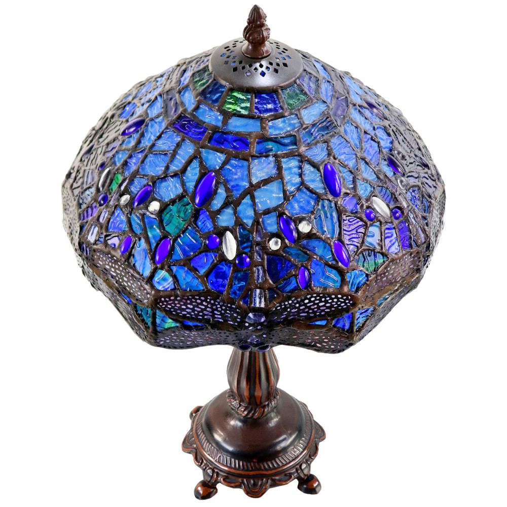 G&G Bros BLUE DRAGONFLY - Table Lamp-G&G Bros.-Ozlighting.com.au