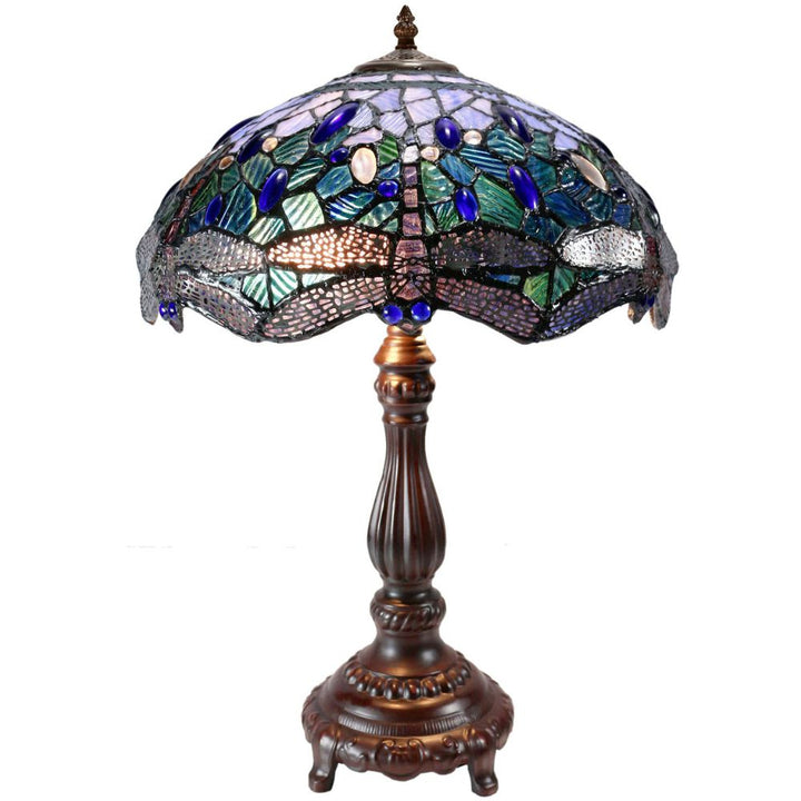 G&G Bros BLUE DRAGONFLY - Table Lamp-G&G Bros.-Ozlighting.com.au