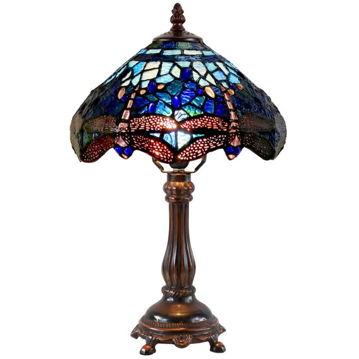 G&G Bros BLUE DRAGONFLY - Table Lamp-G&G Bros.-Ozlighting.com.au