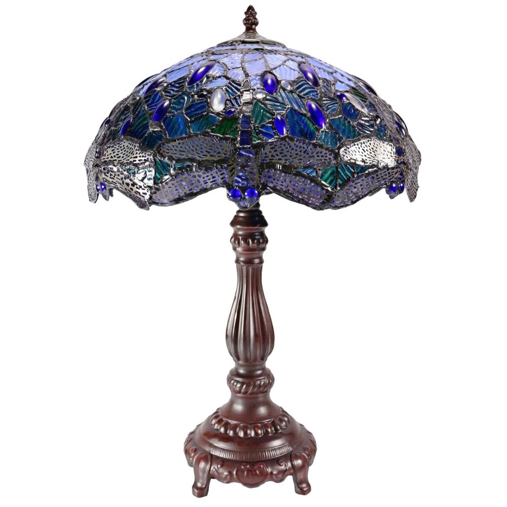 G&G Bros BLUE DRAGONFLY - Table Lamp-G&G Bros.-Ozlighting.com.au