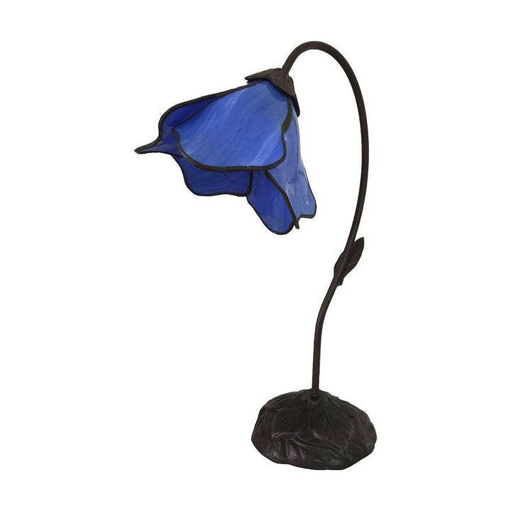 G&G Bros LOTUS TIFFANY - Single Table Lamp-G&G Bros.-Ozlighting.com.au