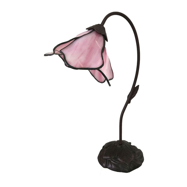 G&G Bros LOTUS TIFFANY - Single Table Lamp-G&G Bros.-Ozlighting.com.au