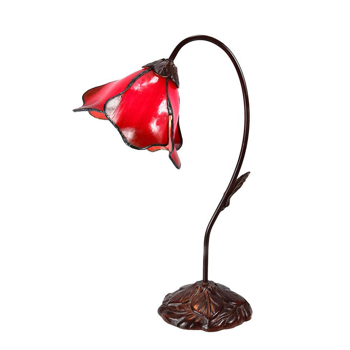 G&G Bros LOTUS TIFFANY - Single Table Lamp-G&G Bros.-Ozlighting.com.au