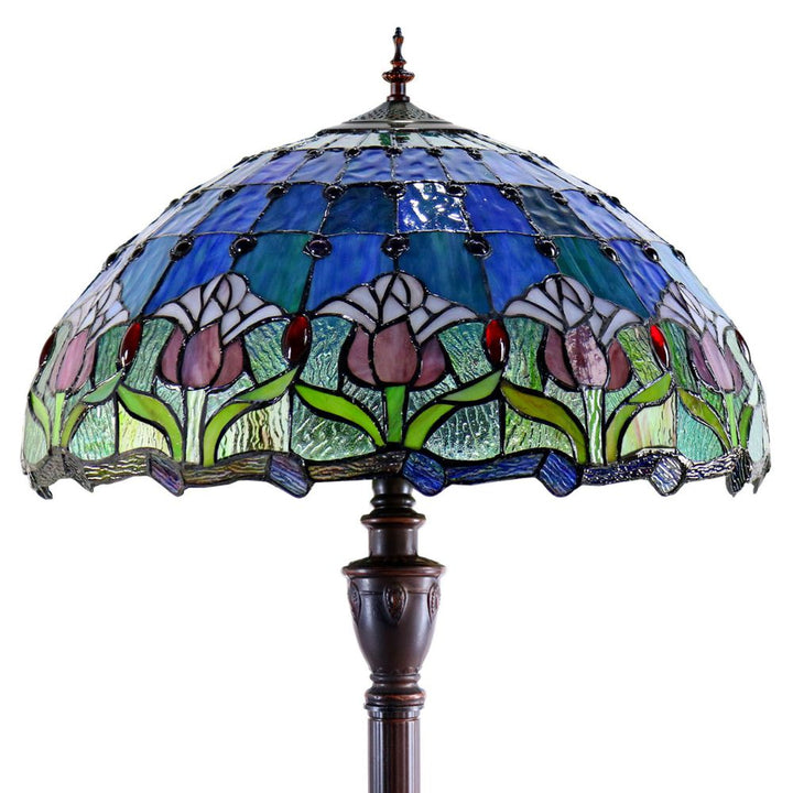 G&G Bros MAUVE TULIP - Floor Lamp-G&G Bros.-Ozlighting.com.au