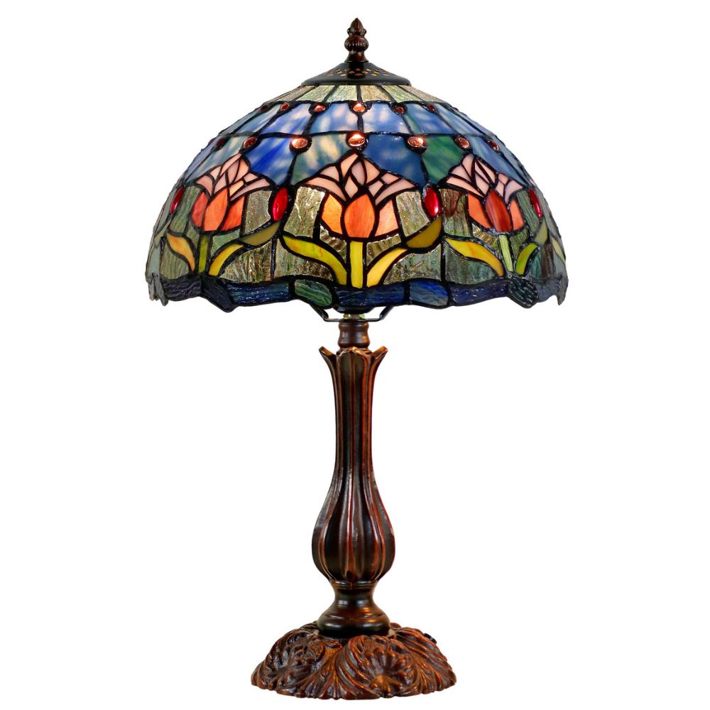 G&G Bros MAUVE TULIP - Table Lamp-G&G Bros.-Ozlighting.com.au