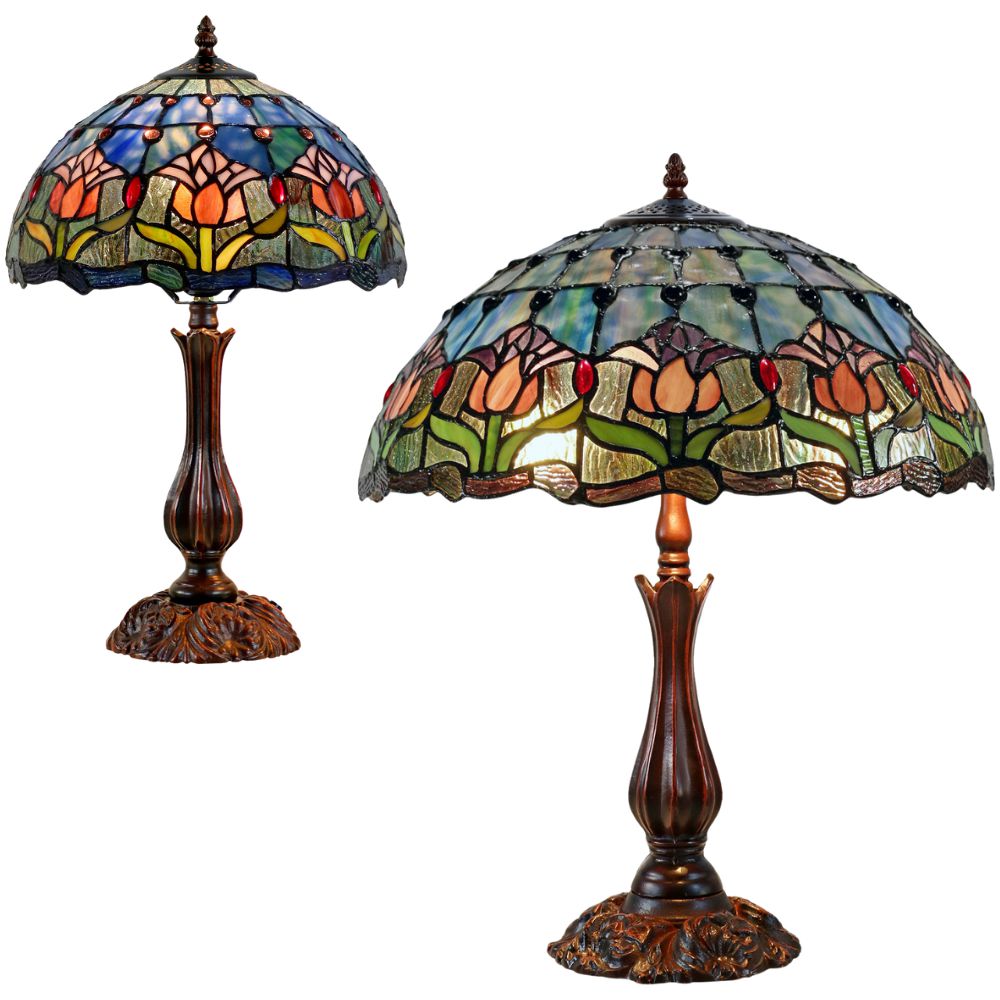 G&G Bros MAUVE TULIP - Table Lamp-G&G Bros.-Ozlighting.com.au