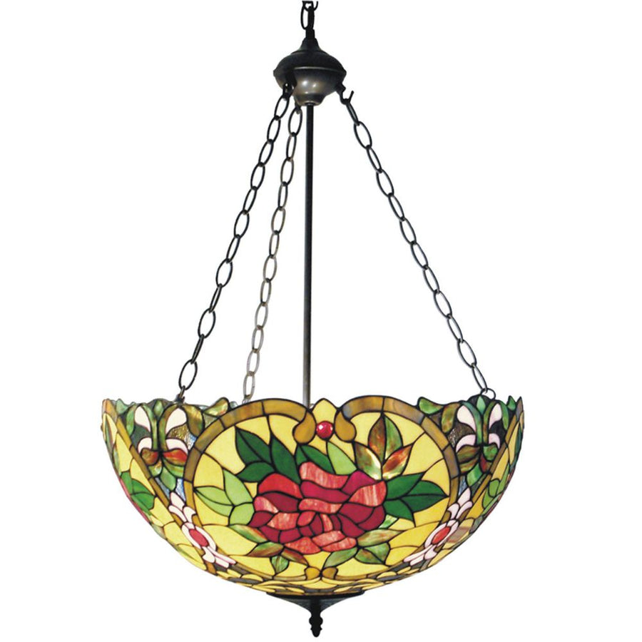 G&G Bros RED CAMELLIA - 2 Light Pendant-G&G Bros.-Ozlighting.com.au