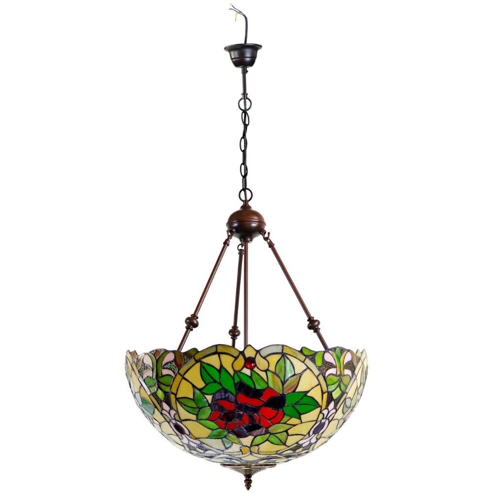 G&G Bros RED CAMELLIA - 2 Light Pendant-G&G Bros.-Ozlighting.com.au