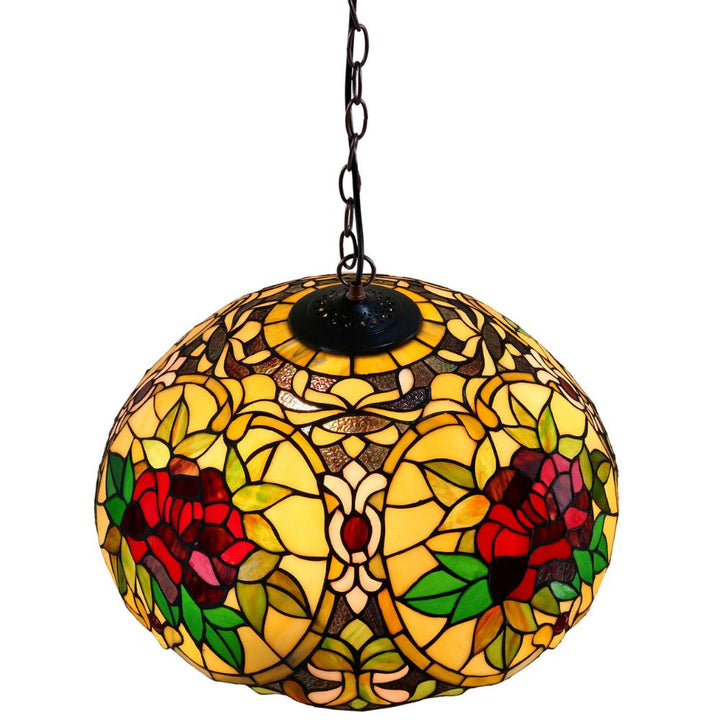 G&G Bros RED CAMELLIA - Hanging Pendant Lamp-G&G Bros.-Ozlighting.com.au