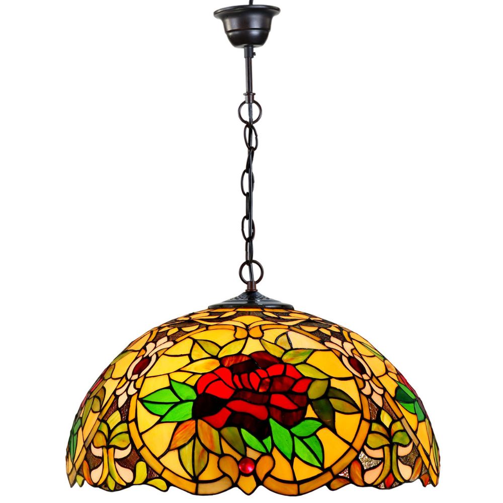 G&G Bros RED CAMELLIA - Hanging Pendant Lamp-G&G Bros.-Ozlighting.com.au