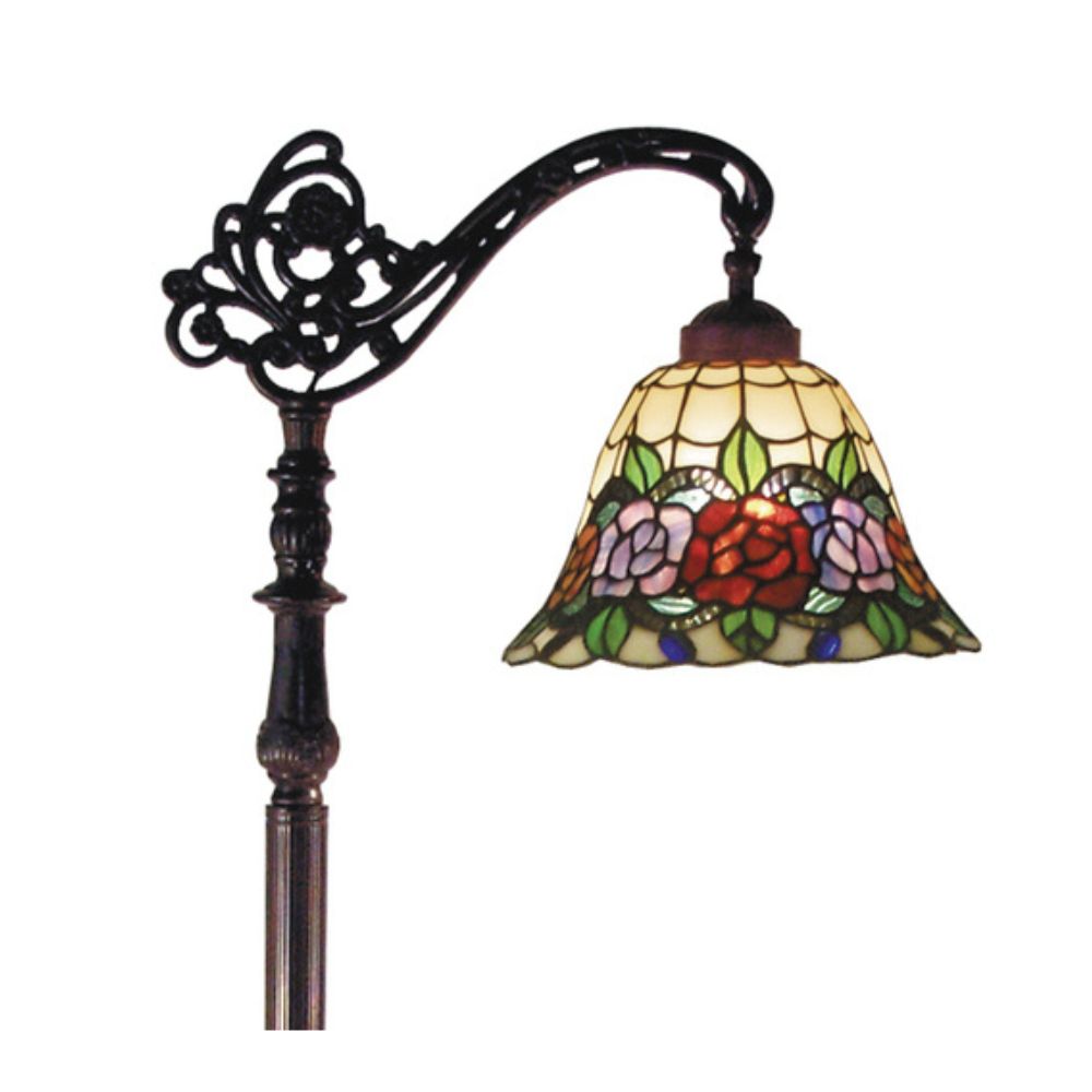 G&G Bros RED ROSE - Edwardian Floor Lamp-G&G Bros.-Ozlighting.com.au