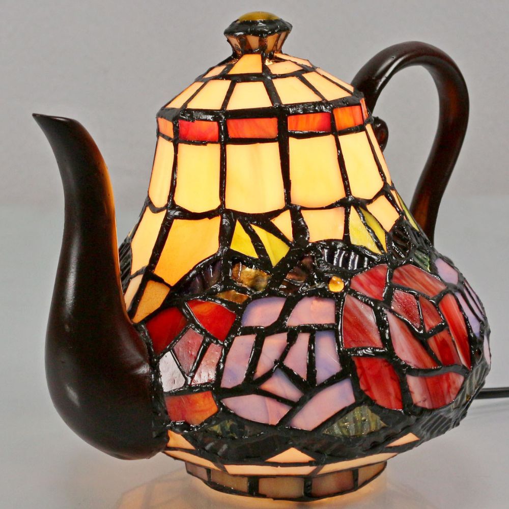 G&G Bros RED ROSE - Teapot Lamp-G&G Bros.-Ozlighting.com.au