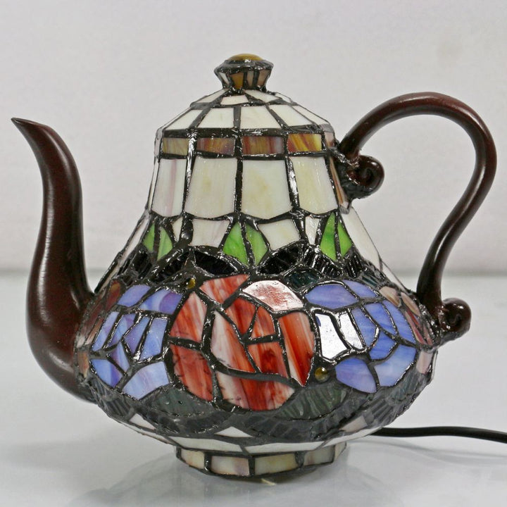 G&G Bros RED ROSE - Teapot Lamp-G&G Bros.-Ozlighting.com.au