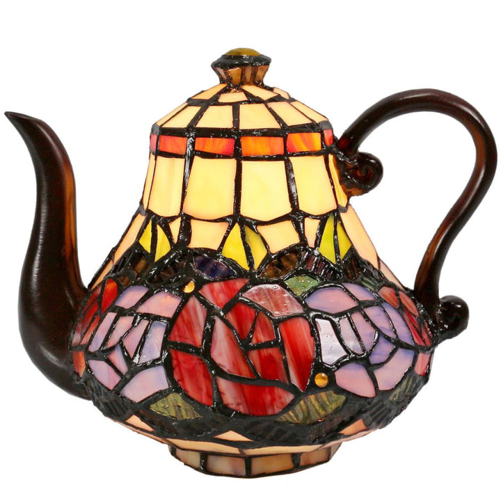 G&G Bros RED ROSE - Teapot Lamp-G&G Bros.-Ozlighting.com.au