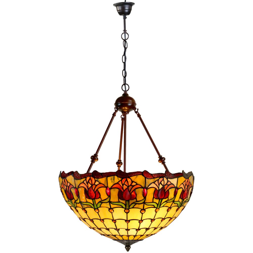 G&G Bros RED TULIP - 1 Light Pendant-G&G Bros.-Ozlighting.com.au