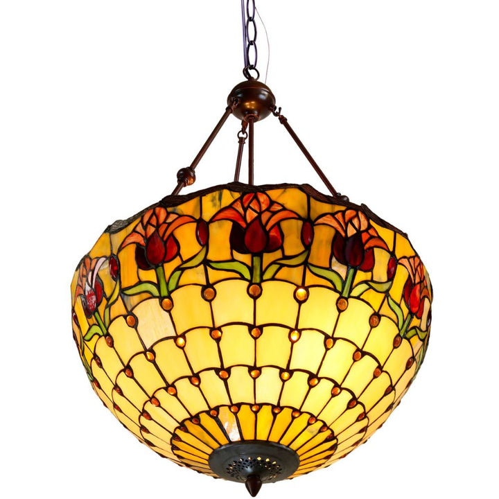 G&G Bros RED TULIP - 1 Light Pendant-G&G Bros.-Ozlighting.com.au