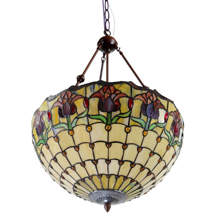 G&G Bros RED TULIP - 1 Light Pendant-G&G Bros.-Ozlighting.com.au