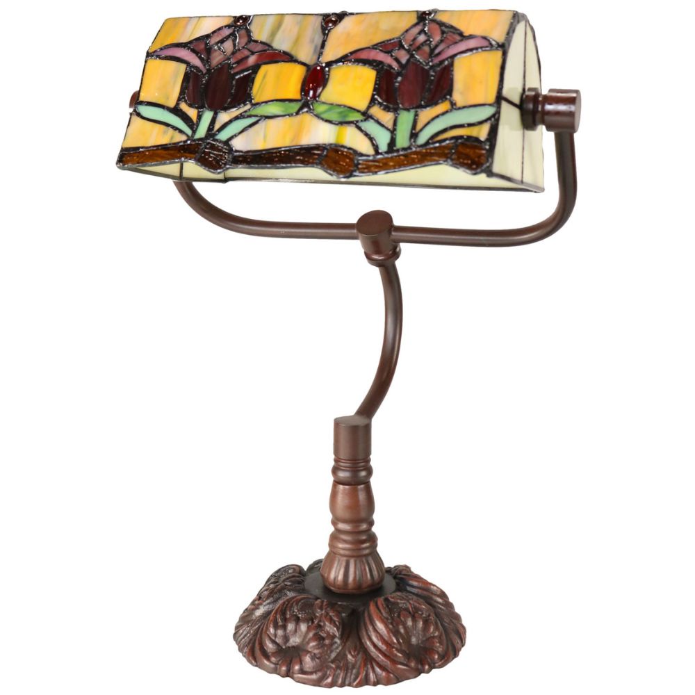 G&G Bros RED TULIP - Bankers Lamp-G&G Bros.-Ozlighting.com.au